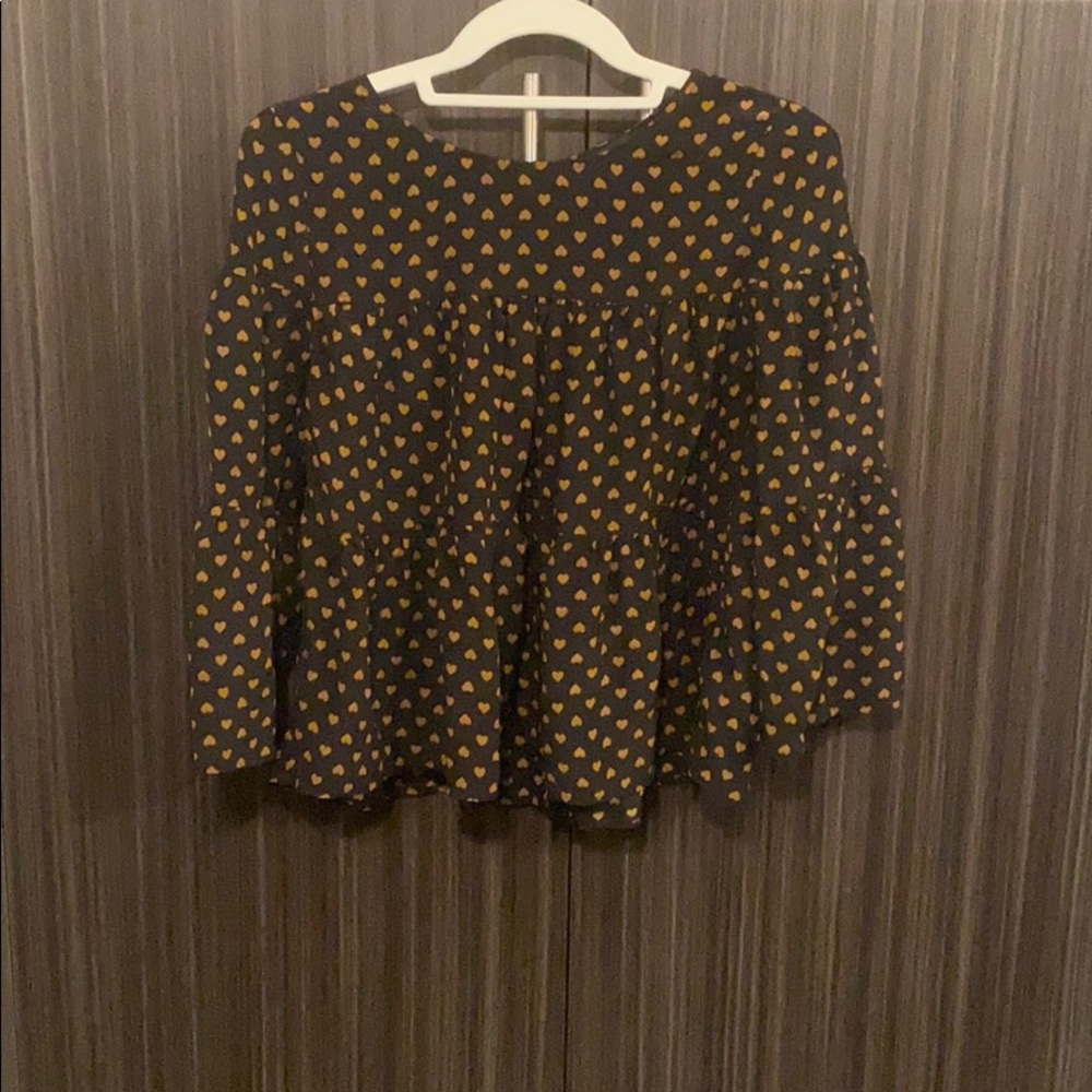 Madewell Gold Heart Top